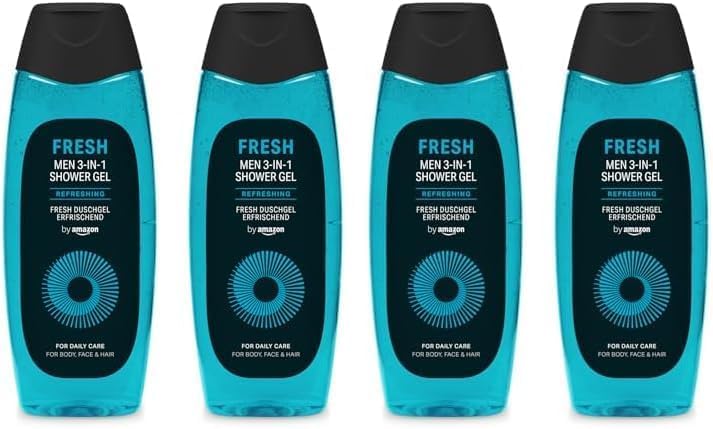 by Amazon Men Sport 3in1 Shower Gel Refill, 2 x 1000ml (Pack of 2)