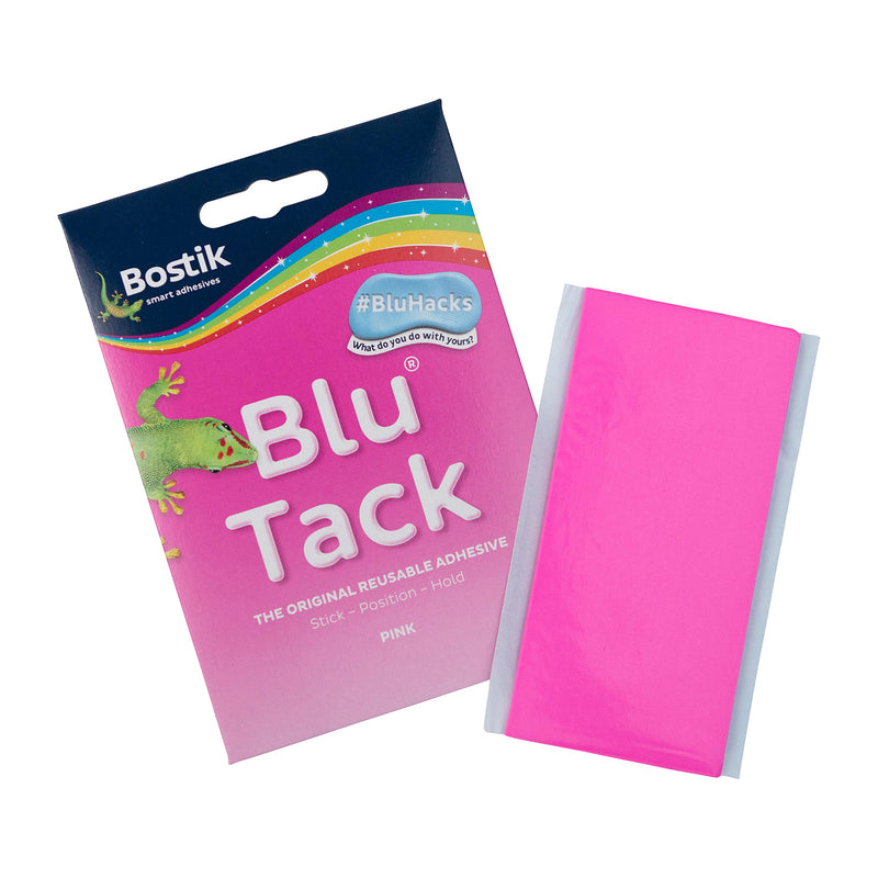 Bostik Blu Tack Blue - Handy Size - Multipurpose Reusable Adhesive - Clean - Safe & Easy to Use - Non-Toxic